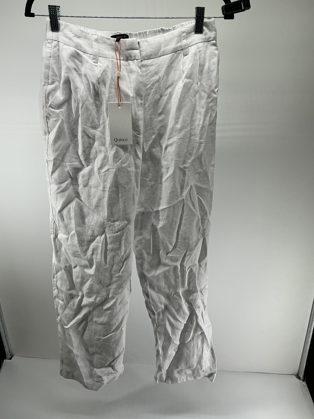 100% European Linen Pleated Trouser - 30"